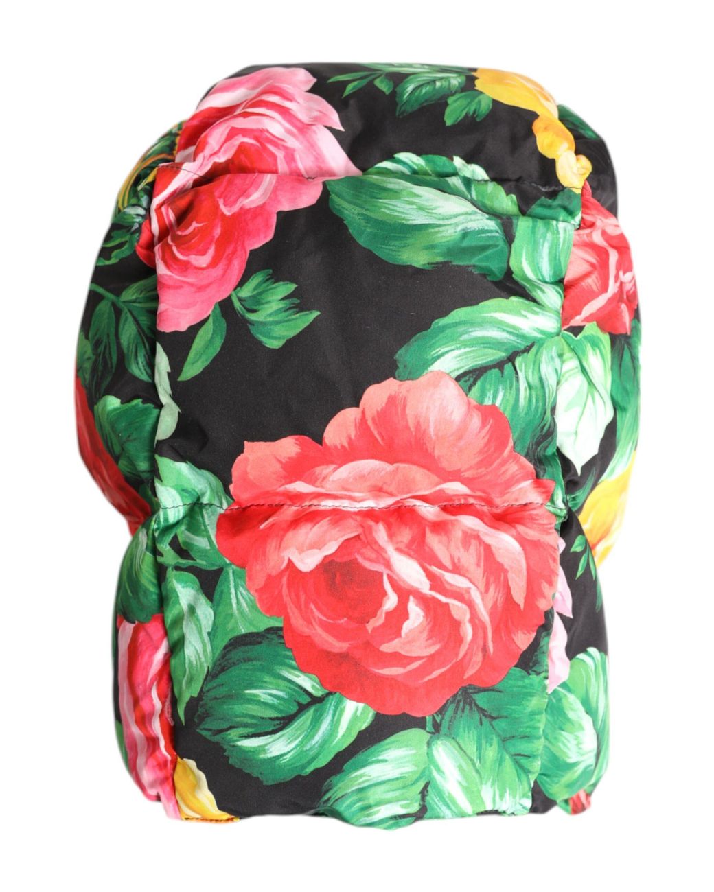 Dolce & Gabbana Green Floral Print Whole Head Wrap Hat