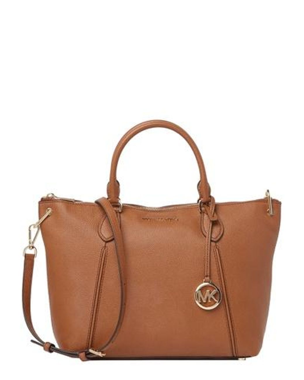 Michael kors sierra leather medium satchel hotsell
