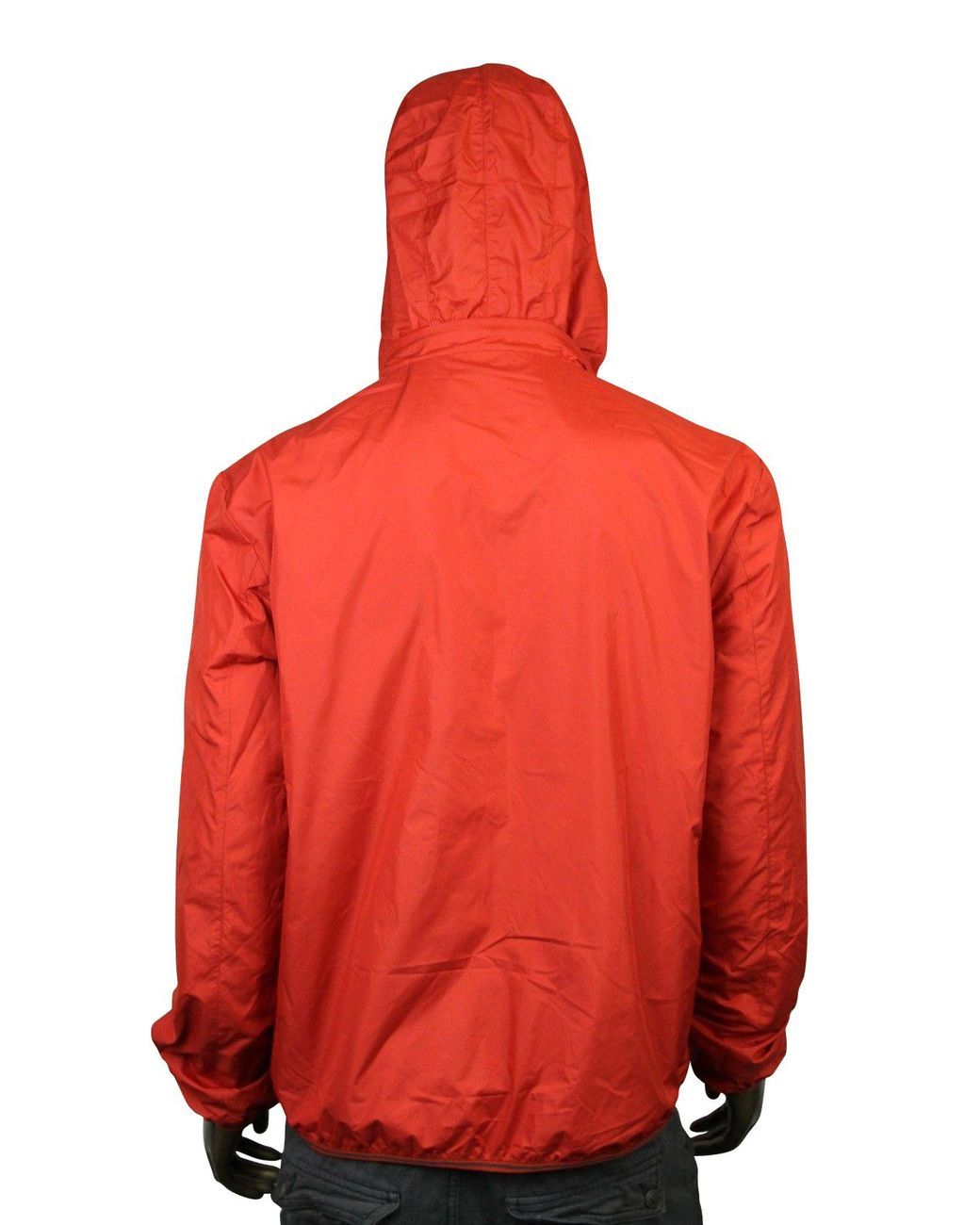 Gucci Red Techno Polyester Windbreaker Jacket (G 44 Us 34) for men