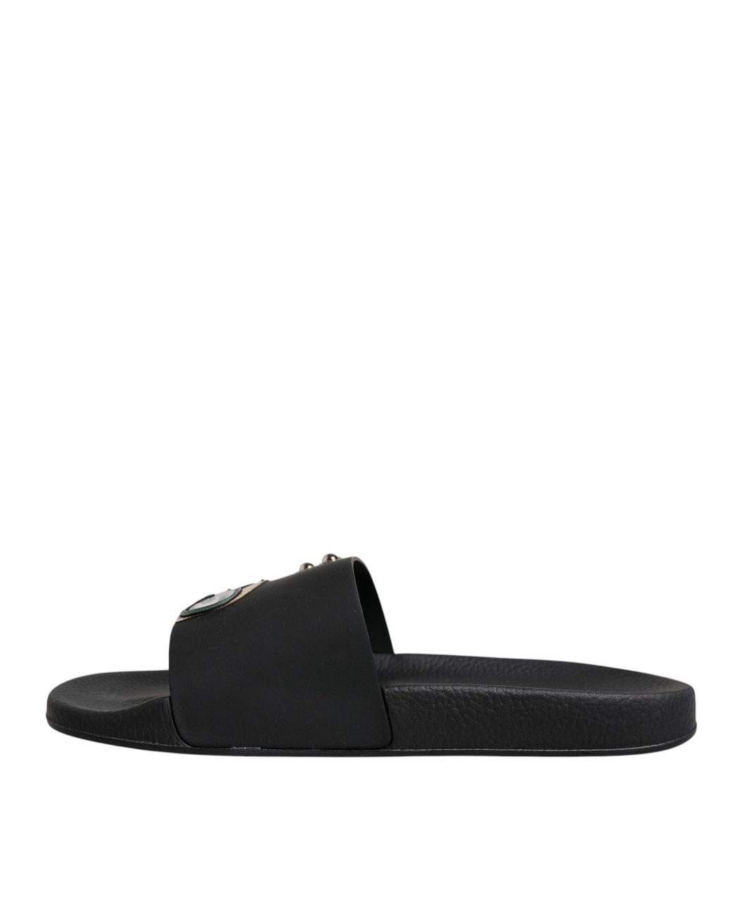 Dolce & Gabbana Black Sliders for men