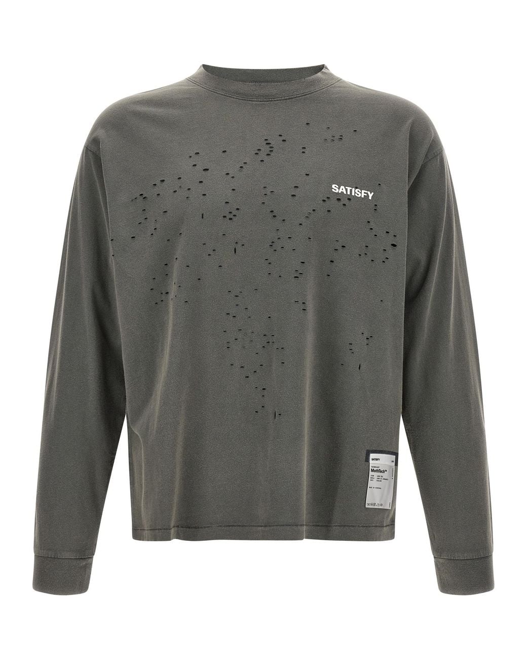 Satisfy Gray 'Mothtech' T-Shirt for men