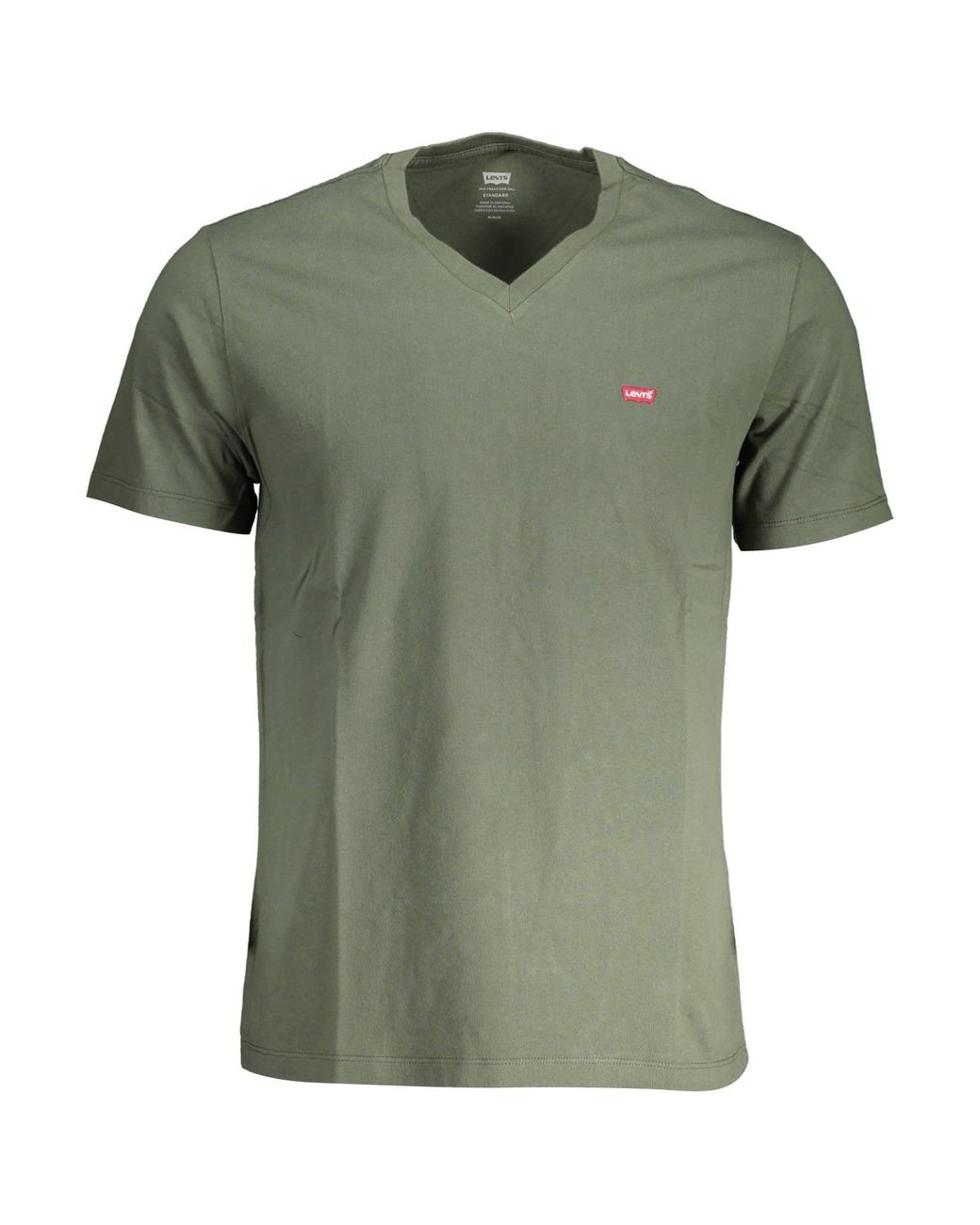 Levi's Cotton T-shirt in Green for Men | Lyst