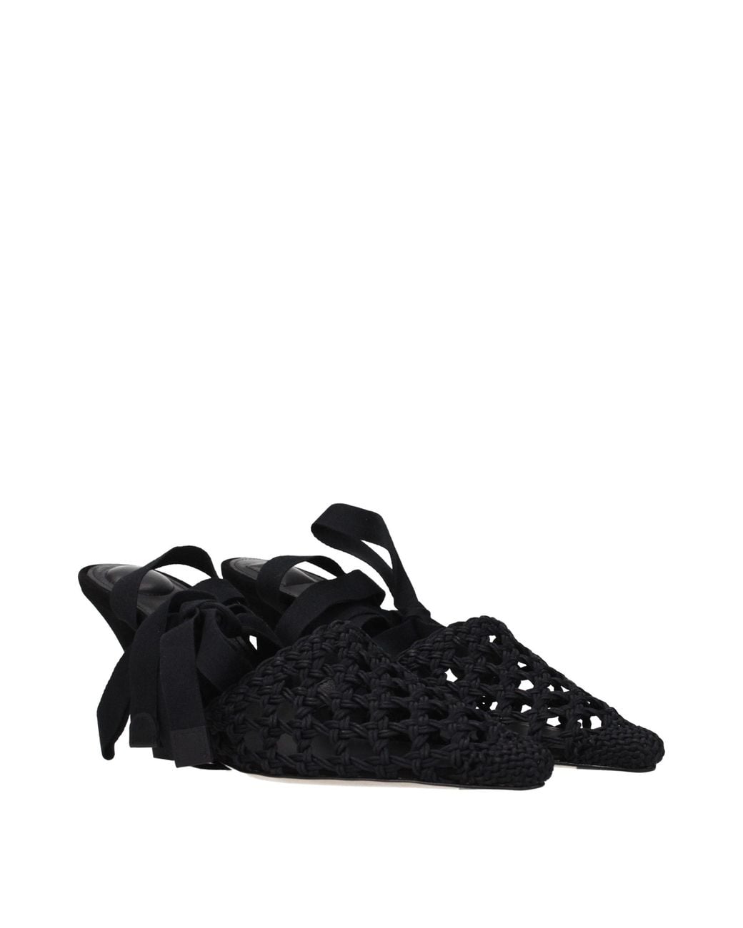 Jacquemus Blue Fabric Strap-On Sandals