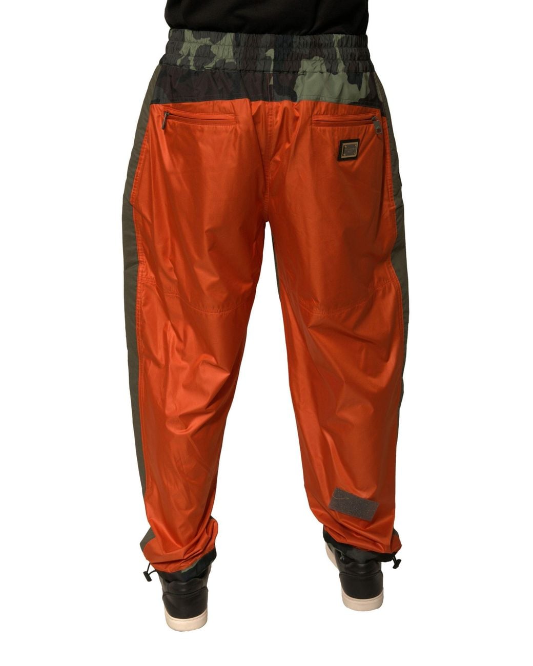 Dolce & Gabbana Green Camouflage Cargo Pants Pt0112 for men