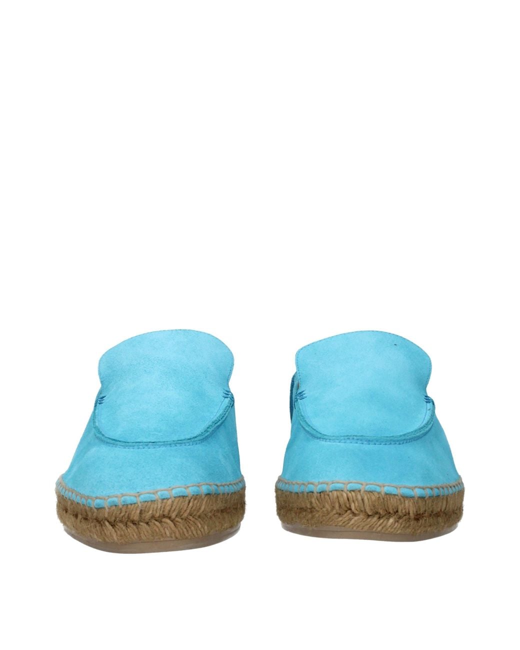 Tom Ford Blue Leather Espadrilles for men