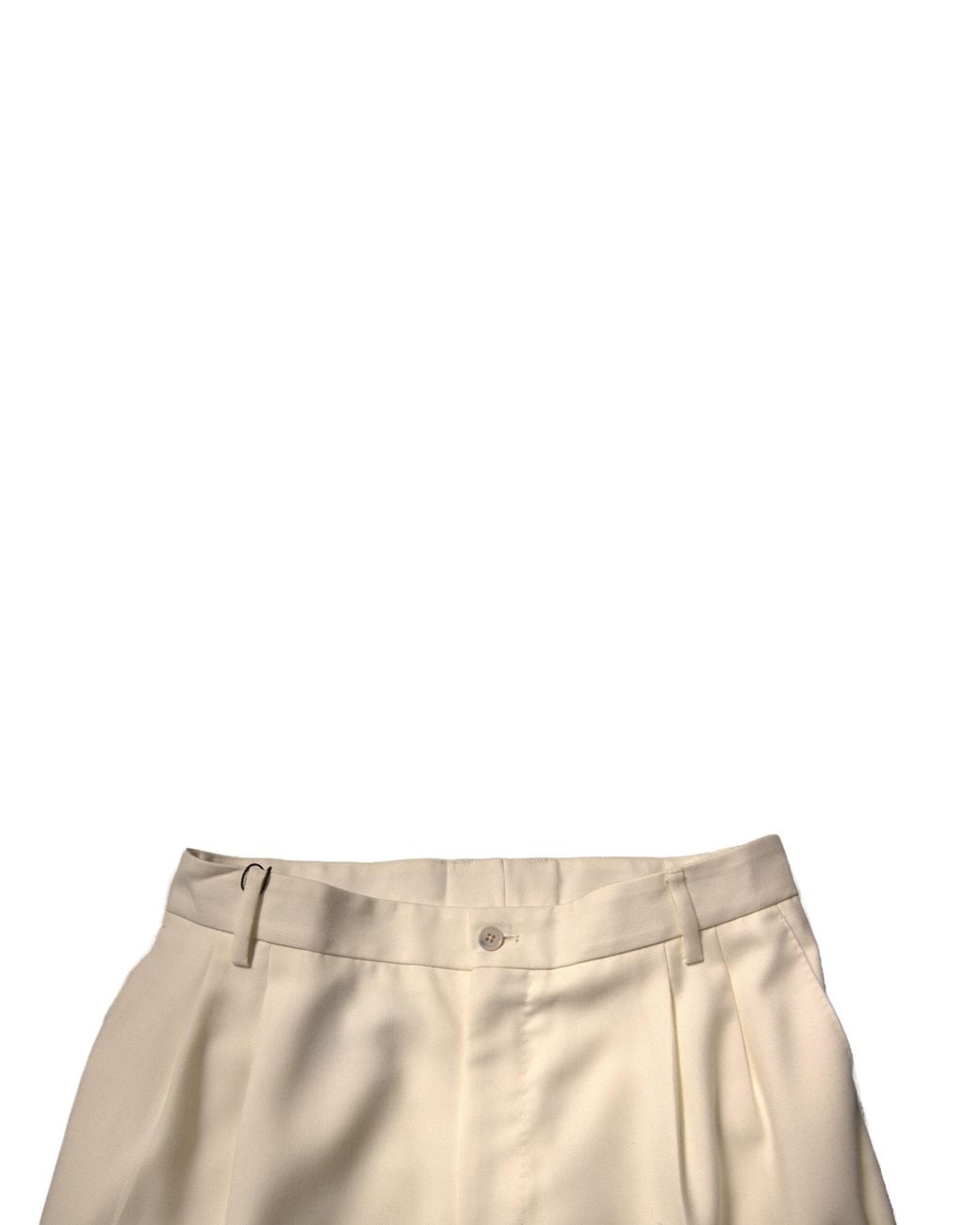 Dolce & Gabbana Natural Classic Wool Trousers for men