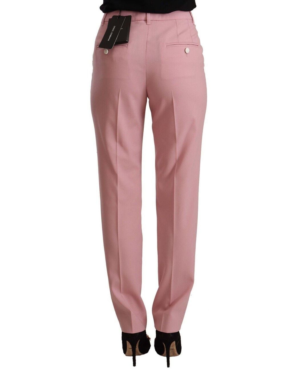 Dolce & Gabbana Multicolor Elegant High-Waisted Trousers