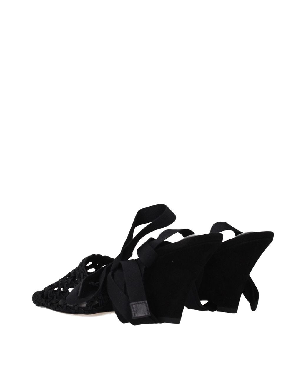 Jacquemus Blue Fabric Strap-On Sandals