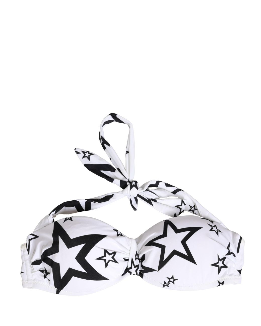 Dolce & Gabbana White Millennials Star Padded Bandeau Underwear