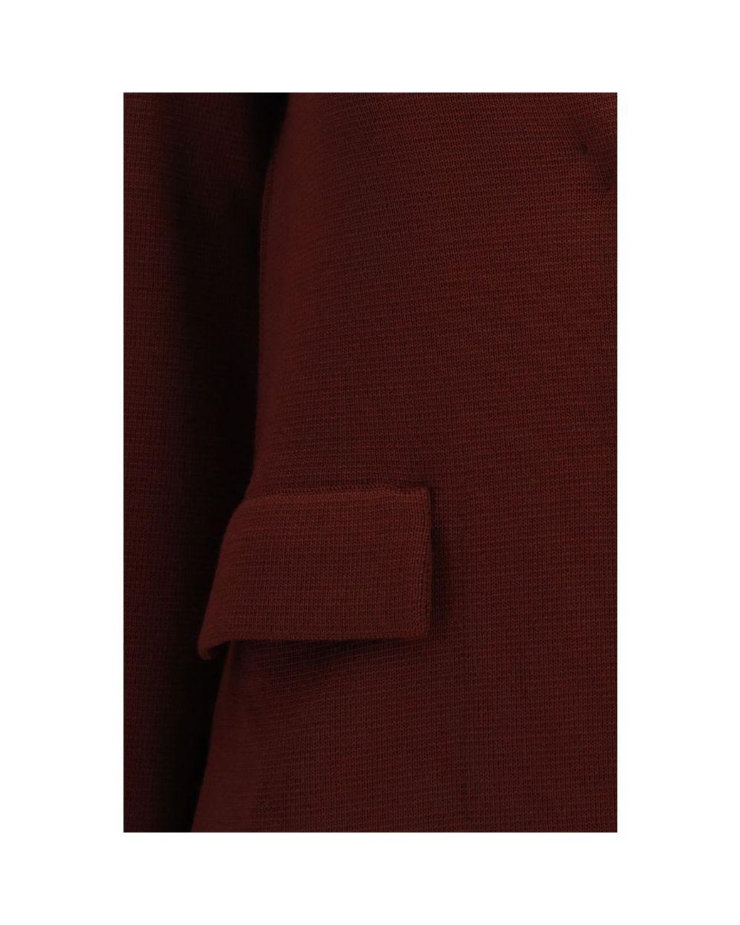 Ella Red Wool Oves Aries Coat