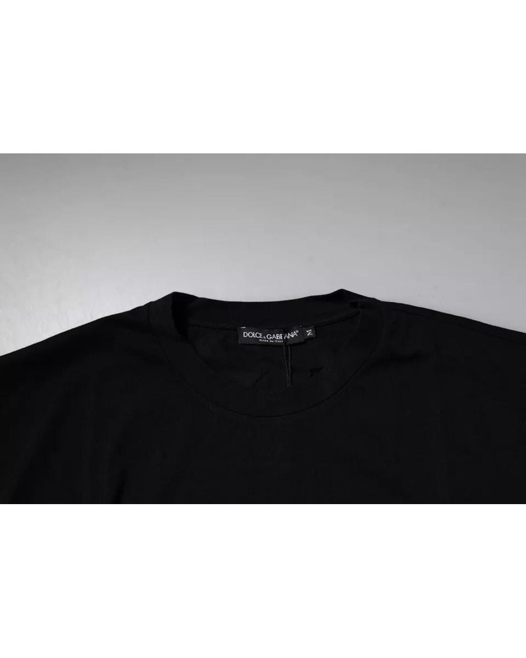 Dolce & Gabbana Black Amore Short Sleeve Graphic Tee for men