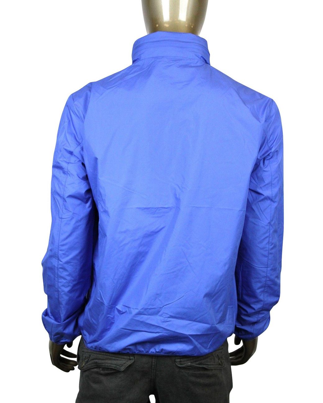 Gucci Blue Techno Polyester Windbreaker Jacket (G 56 Us 46) for men