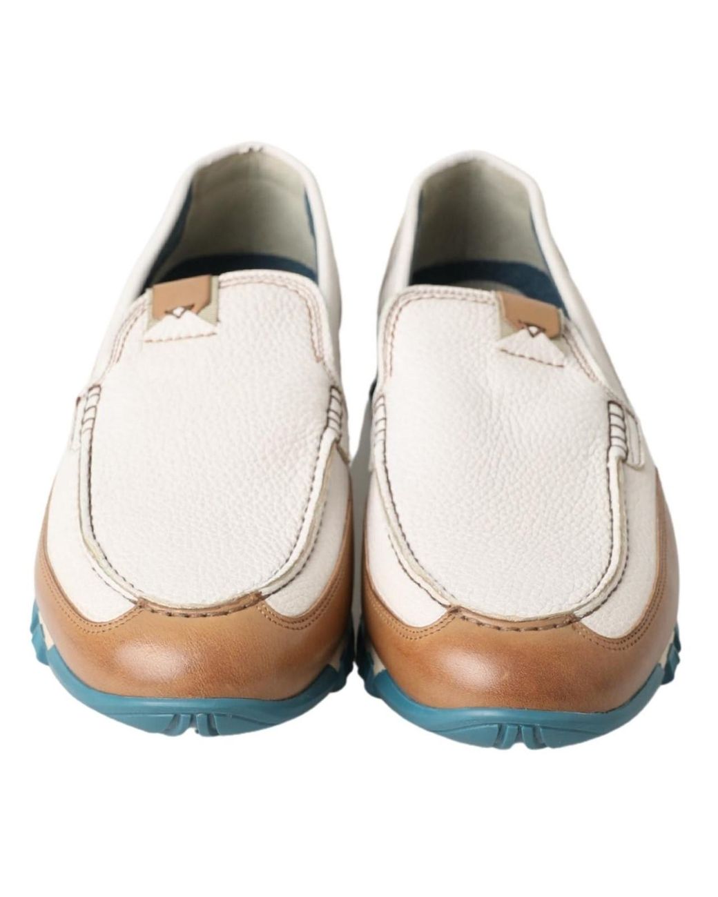 Dolce & Gabbana Black Leather Loafers Moccasins Shoes for men