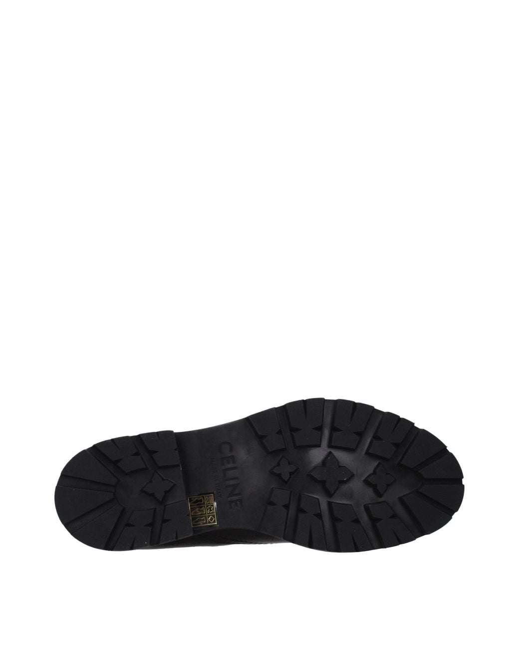 Céline Black Leather Ankle Boots for men