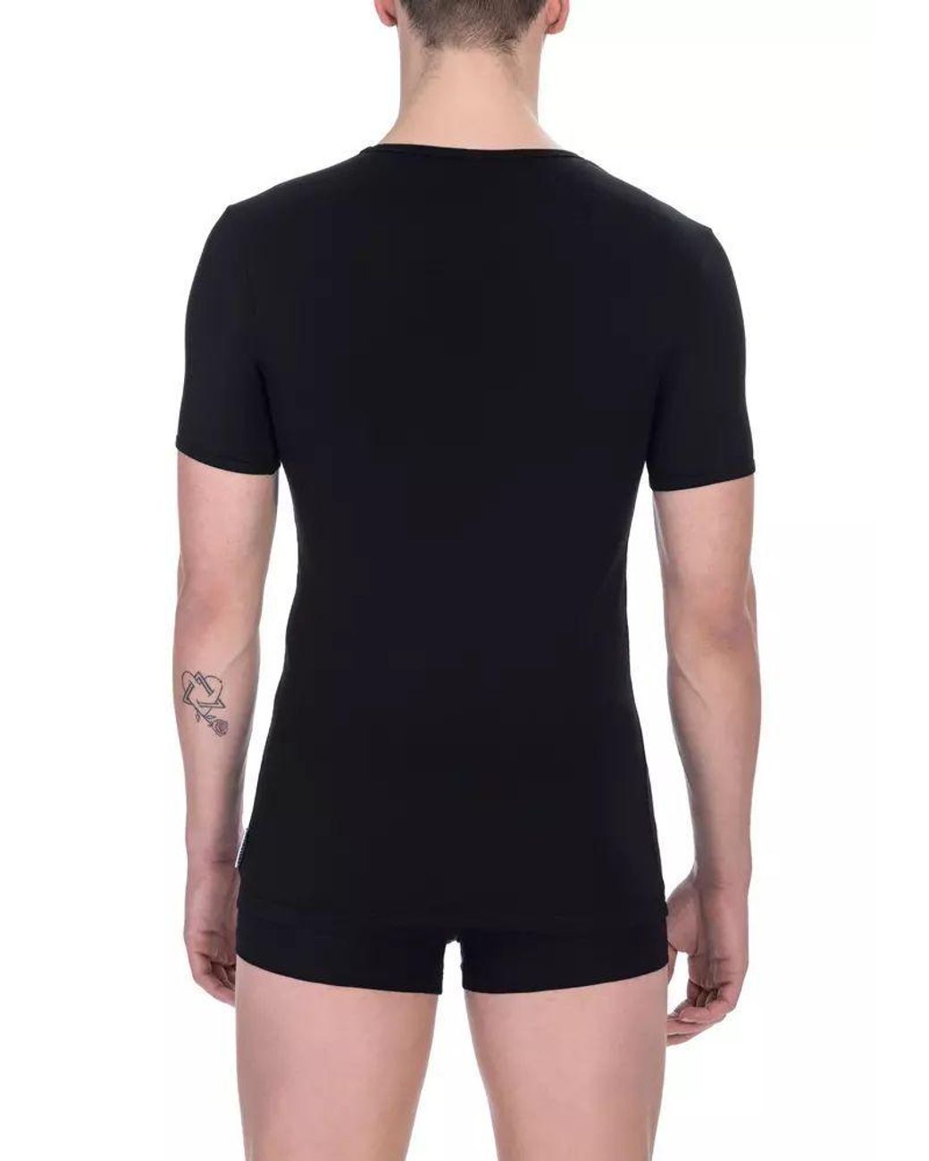 Bikkembergs Cotton T-shirt in Black for Men | Lyst
