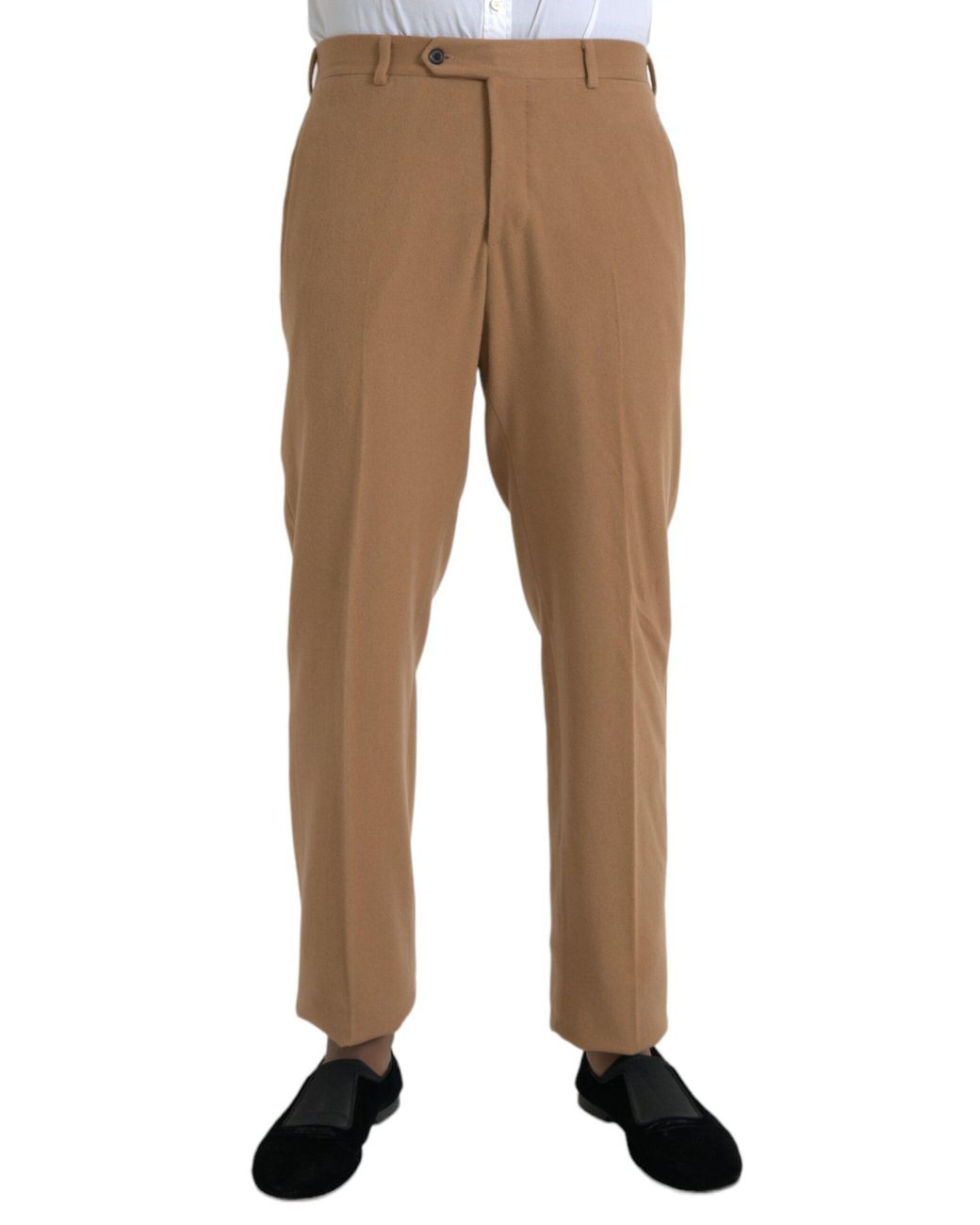 Prada Natural Wool Trousers Regular Fit for men