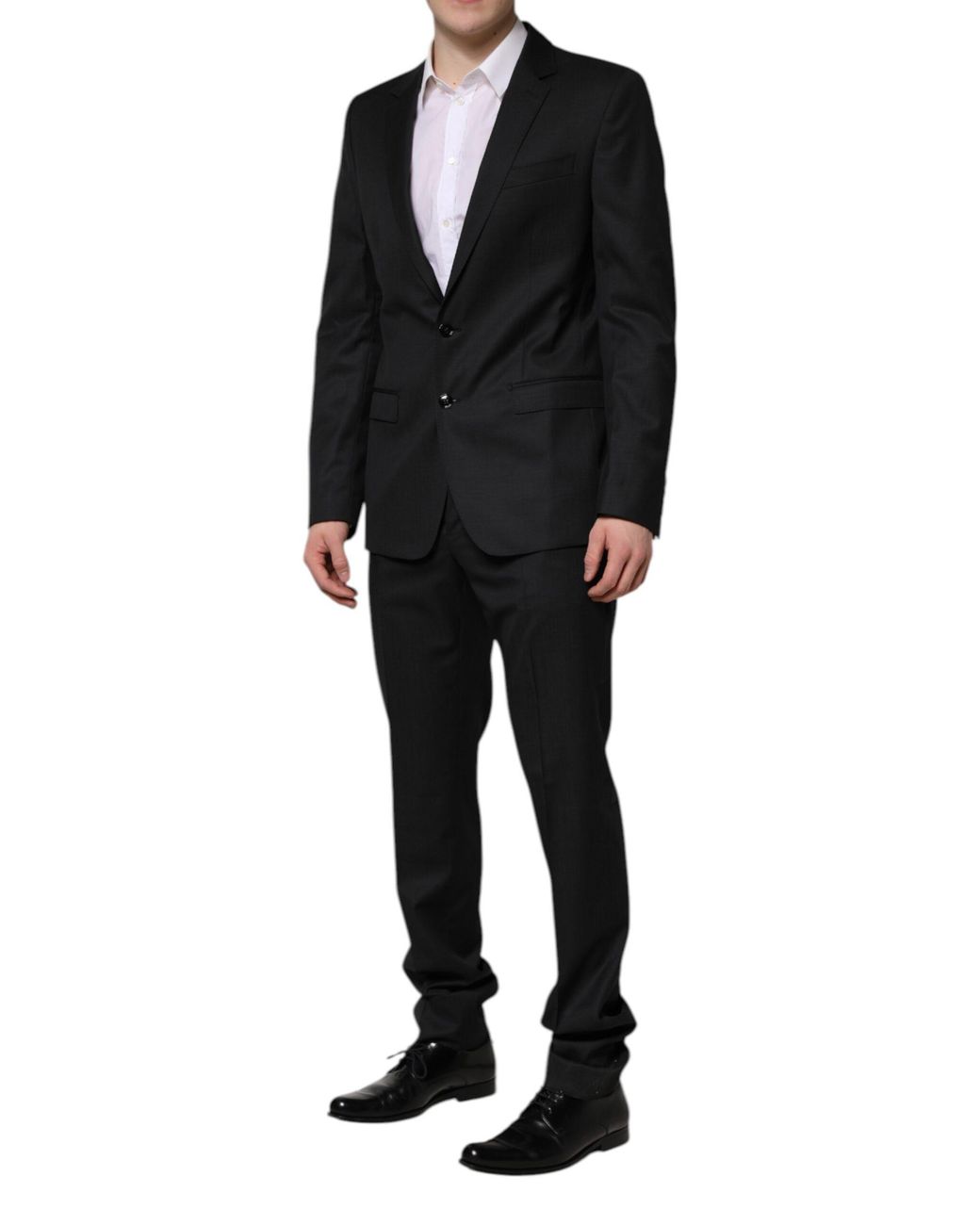 Dolce & Gabbana Black Martini 2 Pc Single Breasted Suit for men