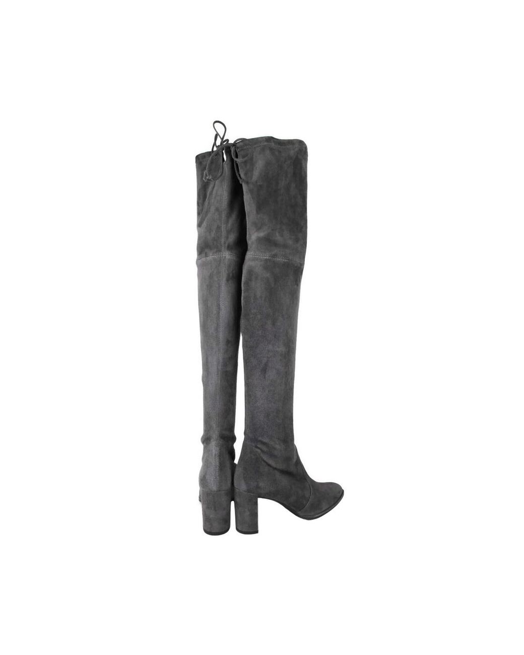 Stuart Weitzman Black Landmark Suede Over-the-knee Boot