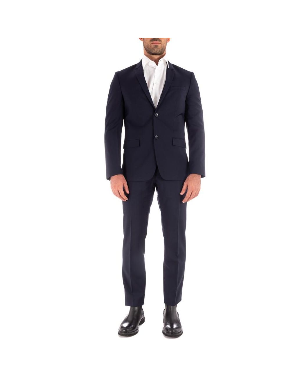Light blue top calvin klein suit