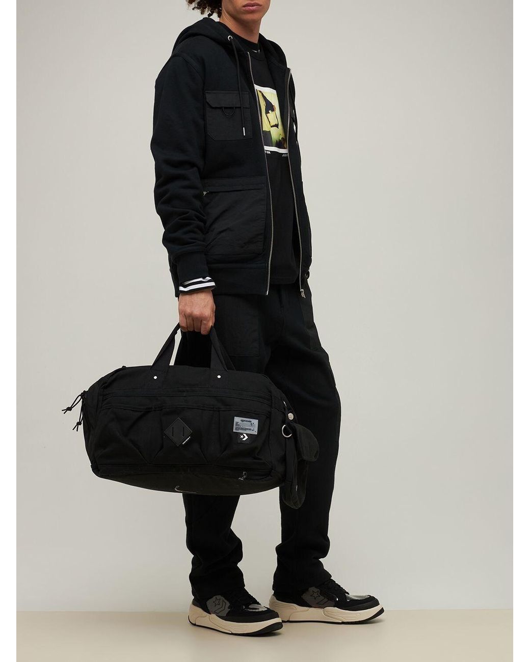 Converse Joshua Vides Nylon Utility Bag in Black for Men | Lyst