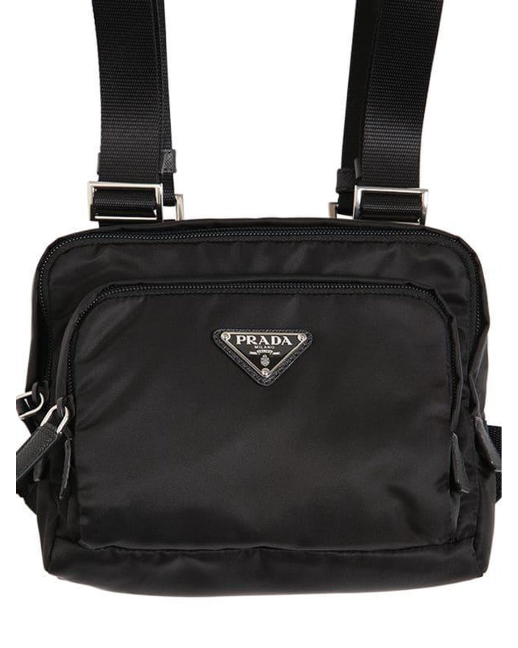 Prada Synthetic Nylon Belt Bag & Chest Pack in Black for Men | Lyst