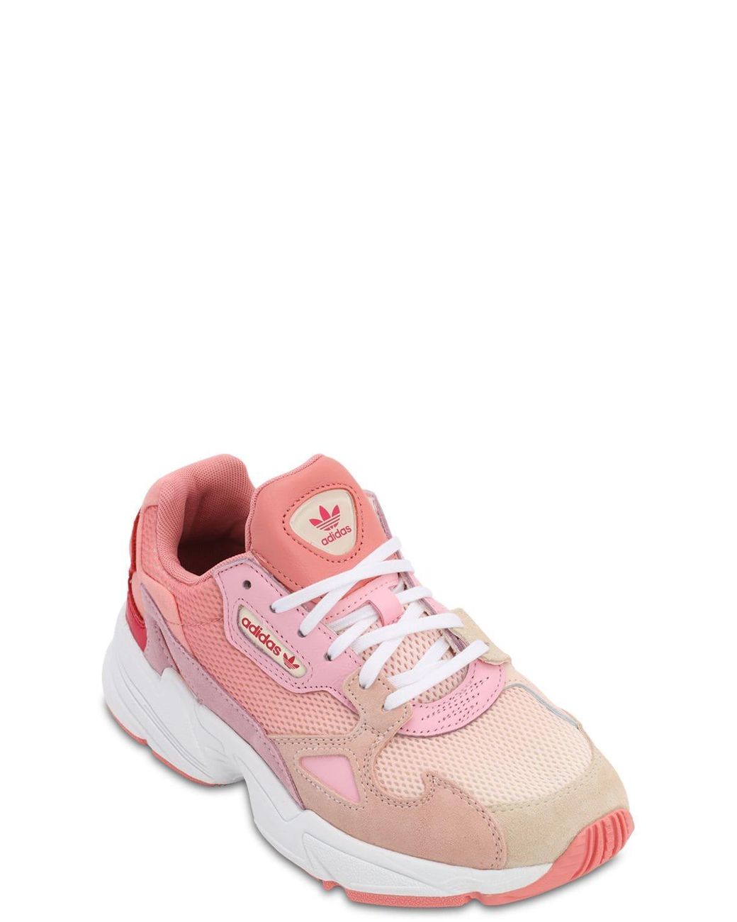 adidas Originals Leather Falcon in Peach/Peach (Pink) - Save 56% | Lyst