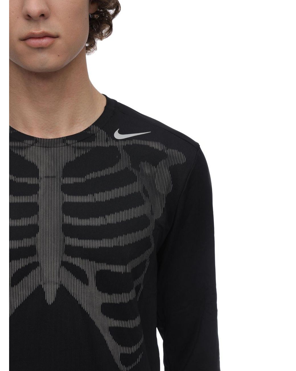 Top À Manches Longues "Nrg Skeleton" Nike pour homme en coloris Noir | Lyst