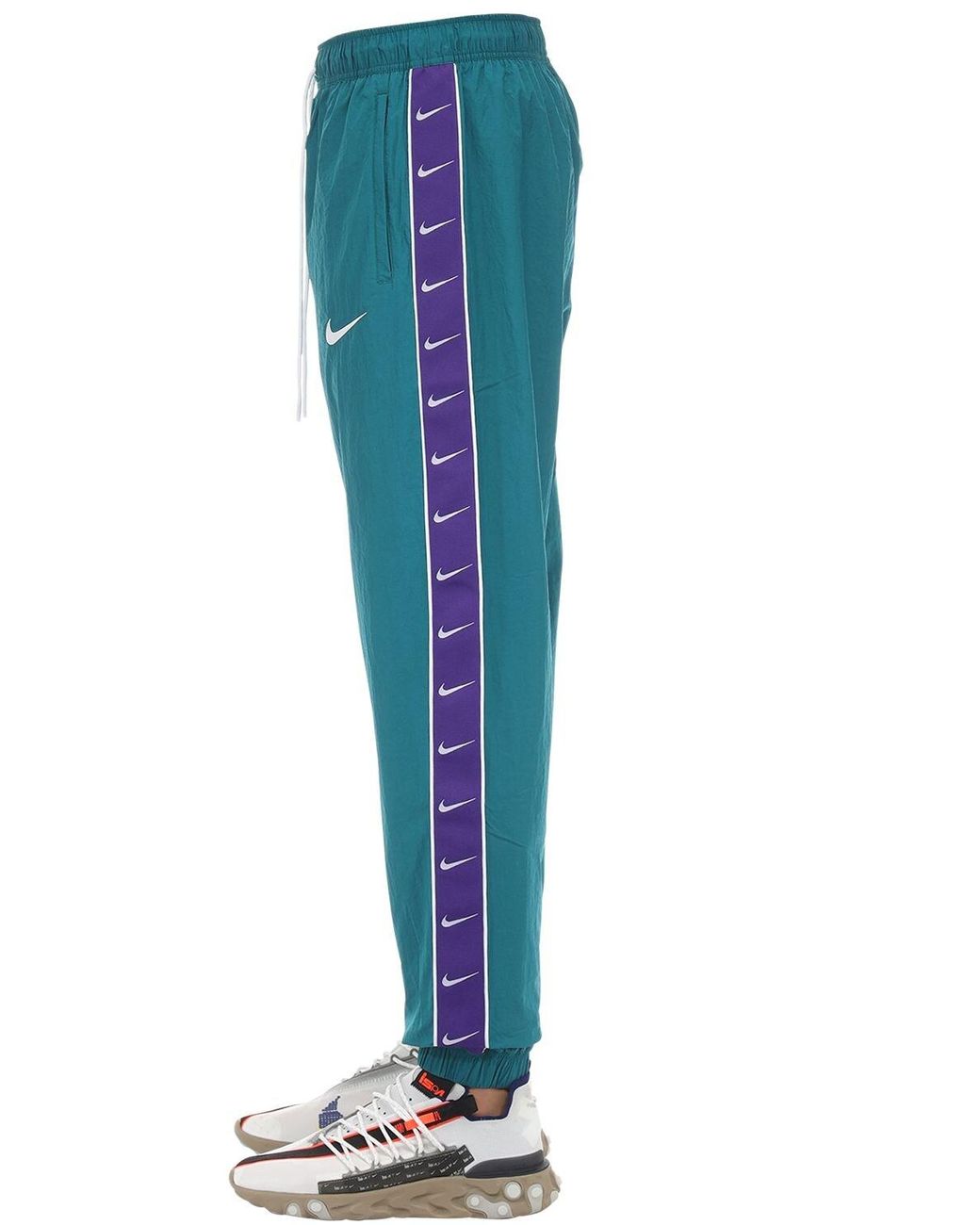 T desvanecerse Volverse loco Nike Nsw Swoosh Woven Nylon Pants in Blue for Men | Lyst