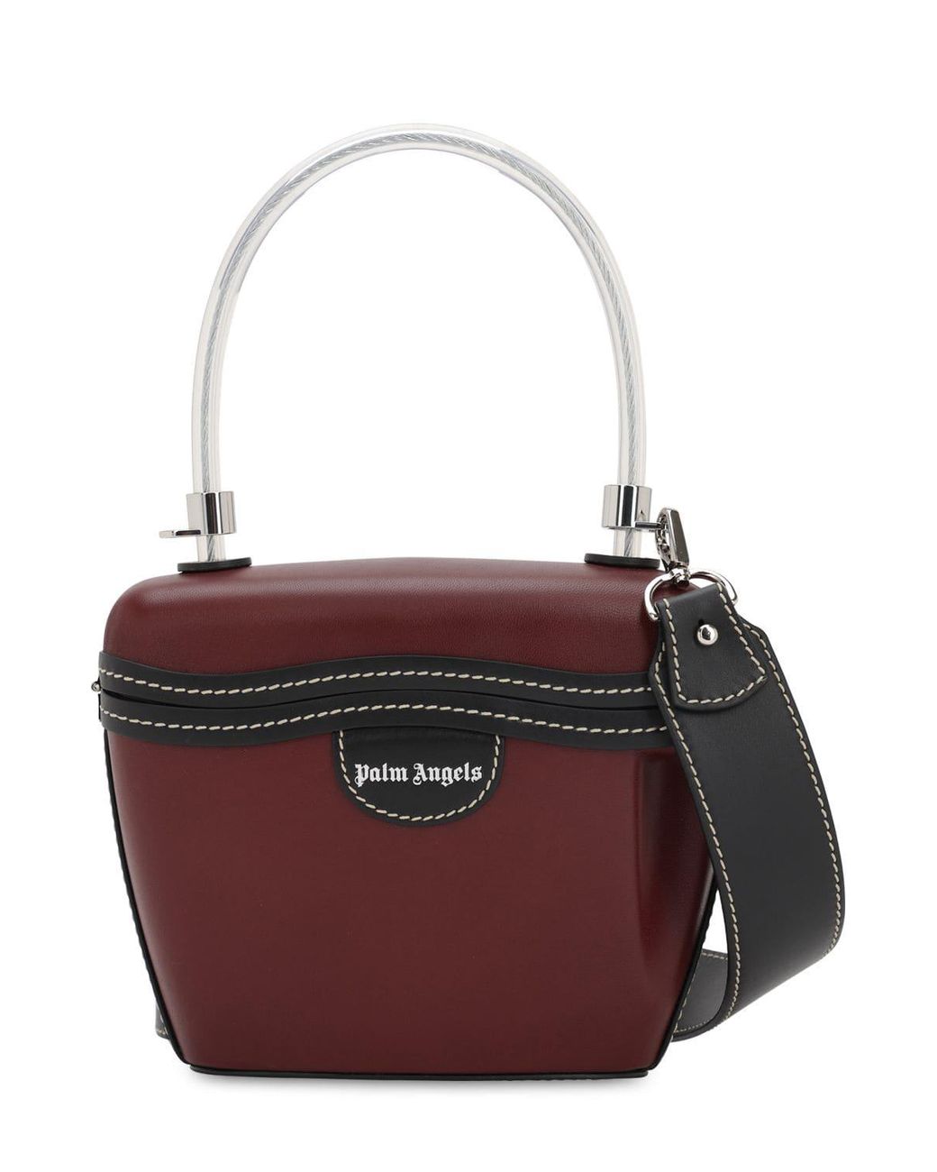 Palm Angels Leather Top Handle Bag - Save 14% - Lyst