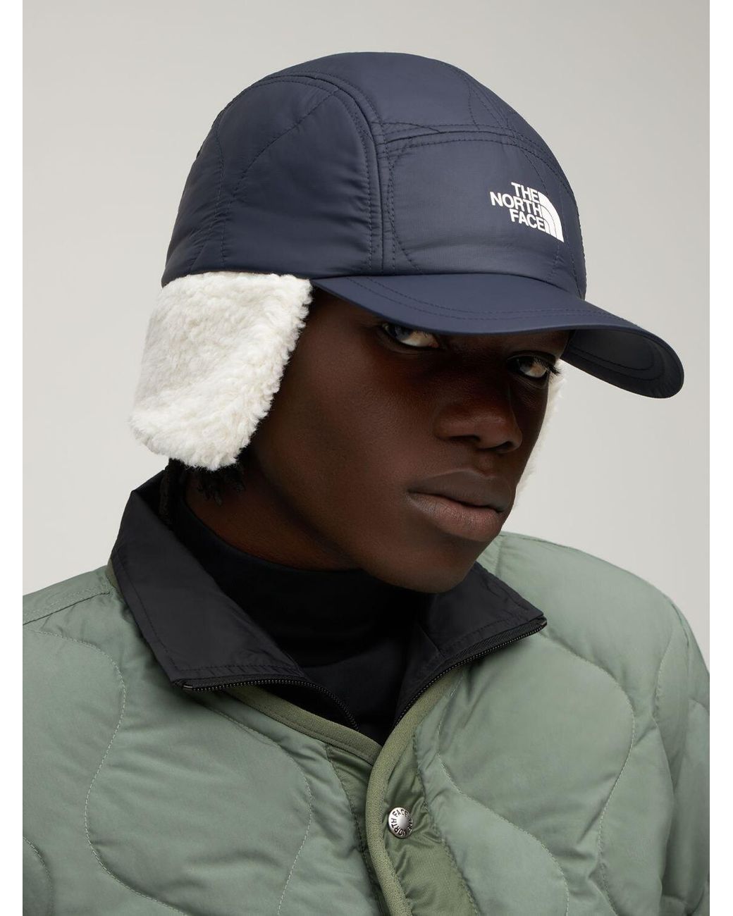 Fleece Insulated Earflap 5-panel Hat 