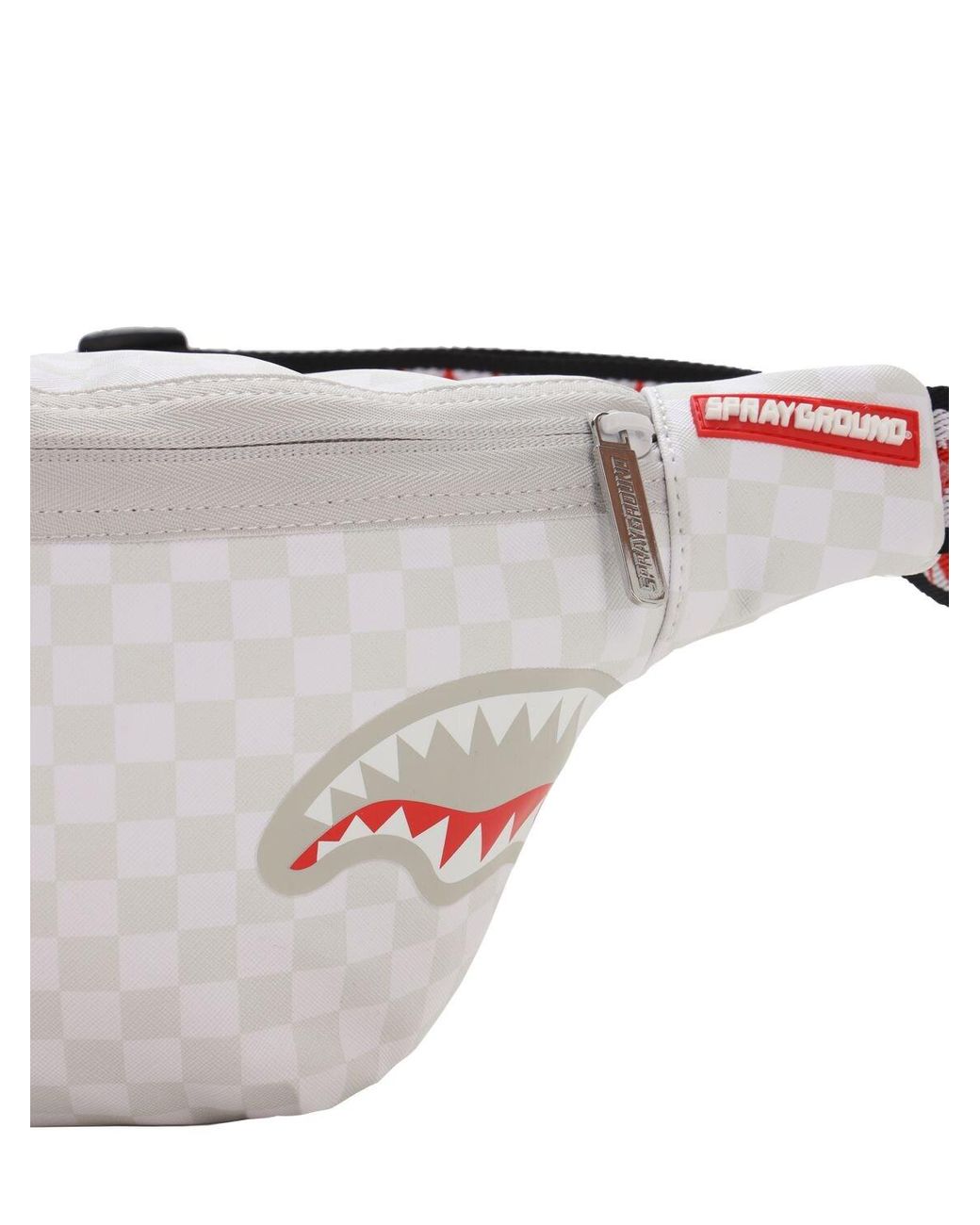 Sprayground Sharks In Paris Mean & Clean Duffle Bag in White for
