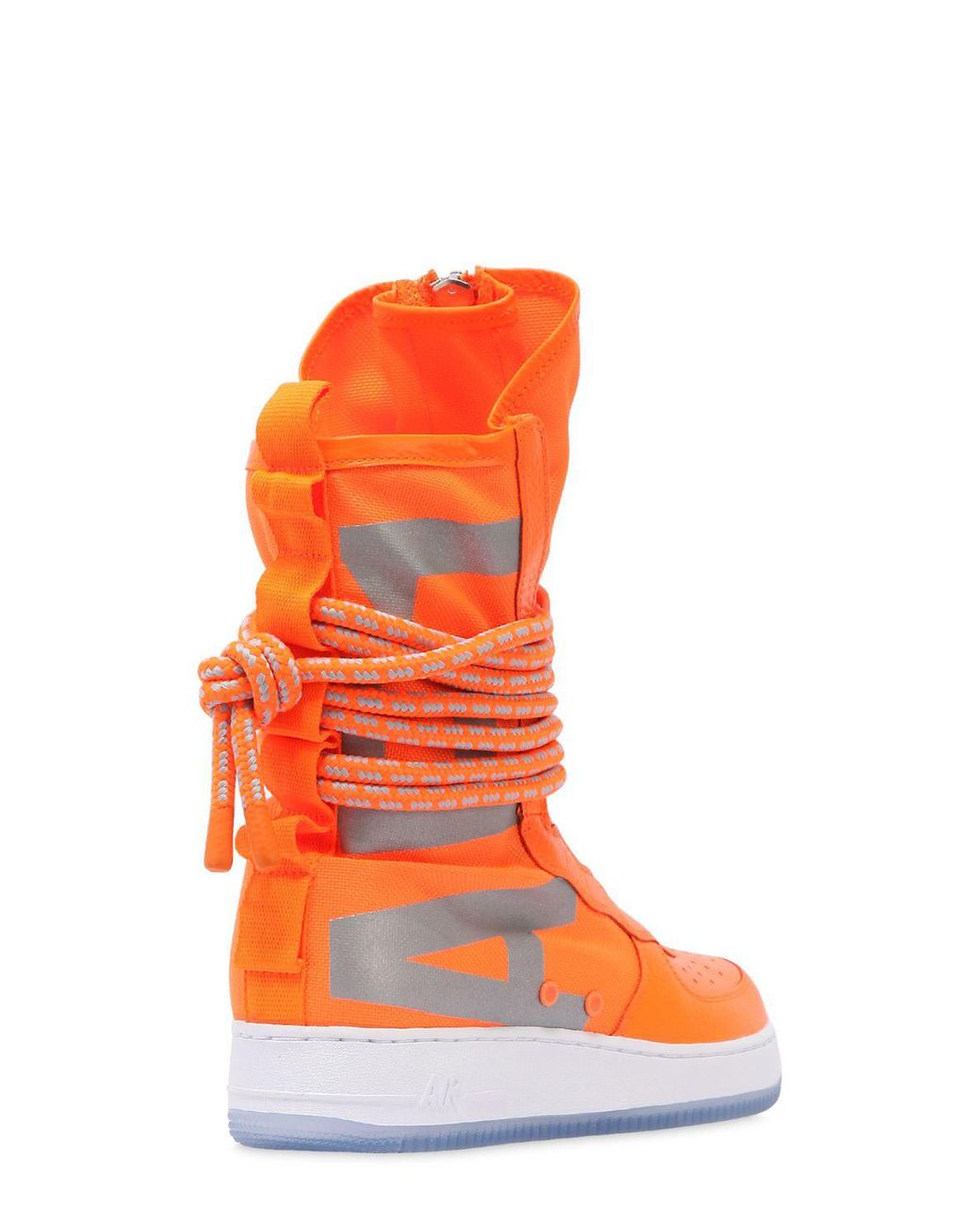 Nike Sf Air Force 1 Sneaker Boots in Orange | Lyst