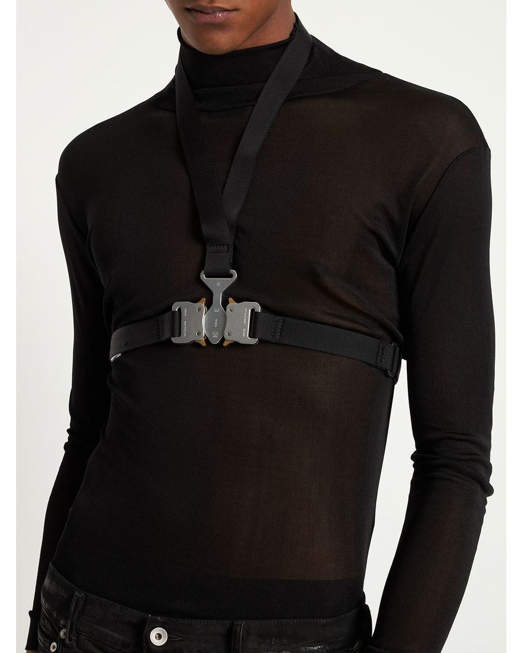 1017 ALYX 9SM Tri-buckle Chest Harness in White for Men | Lyst