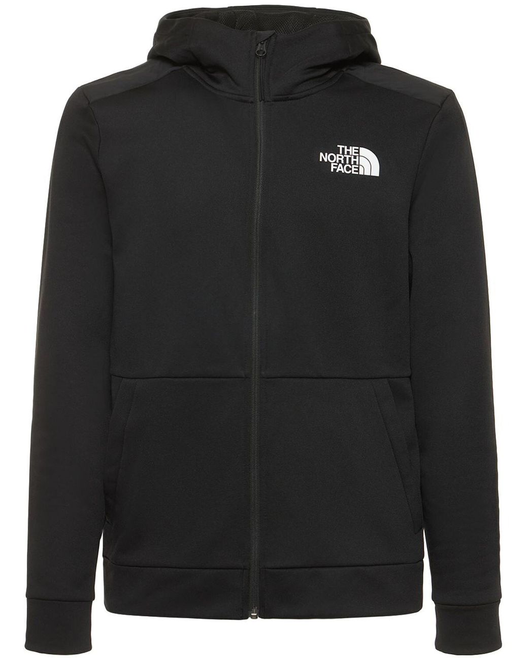 The North Face Tech Fleece Full Zip Sweatshirt Hoodie in Black for Men ...