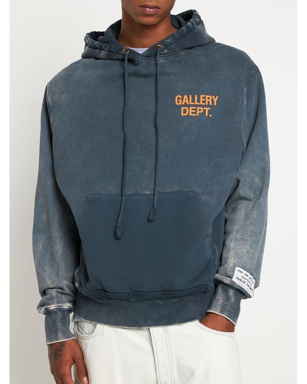 【GALLERY DEPT.】Ventura ロゴアップリケ フーディー グレー GALLERY DEPT. VENTURA HOODIE | Grand Gallery