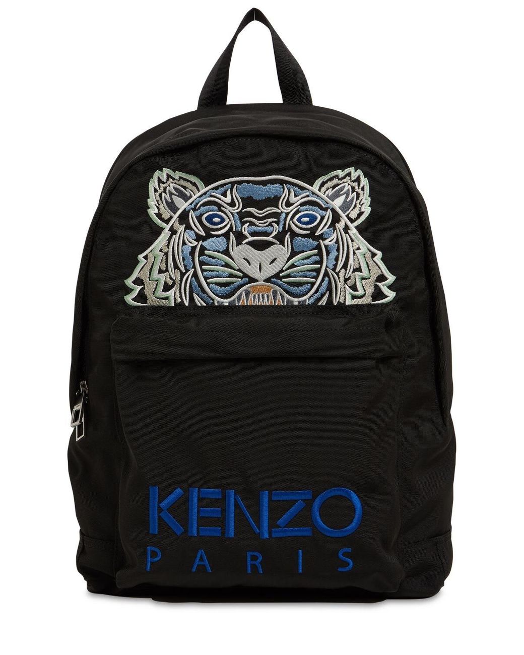 KENZO Synthetic Icon Embroidered Nylon Backpack in Black for Men 