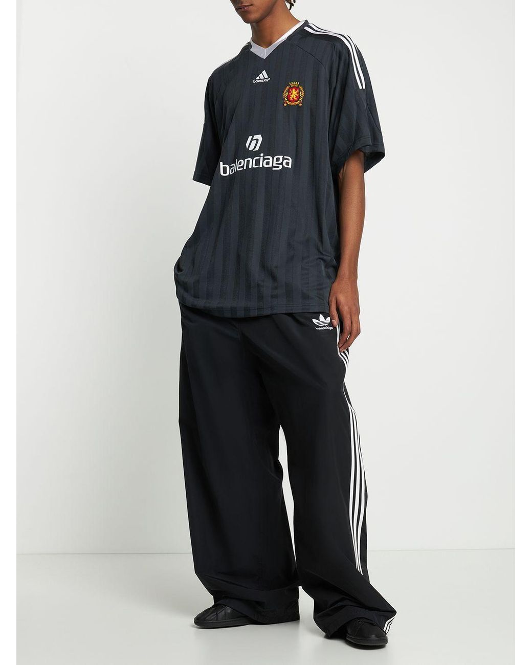 Balenciaga Adidas Soccer T-shirt in Black for Men | Lyst