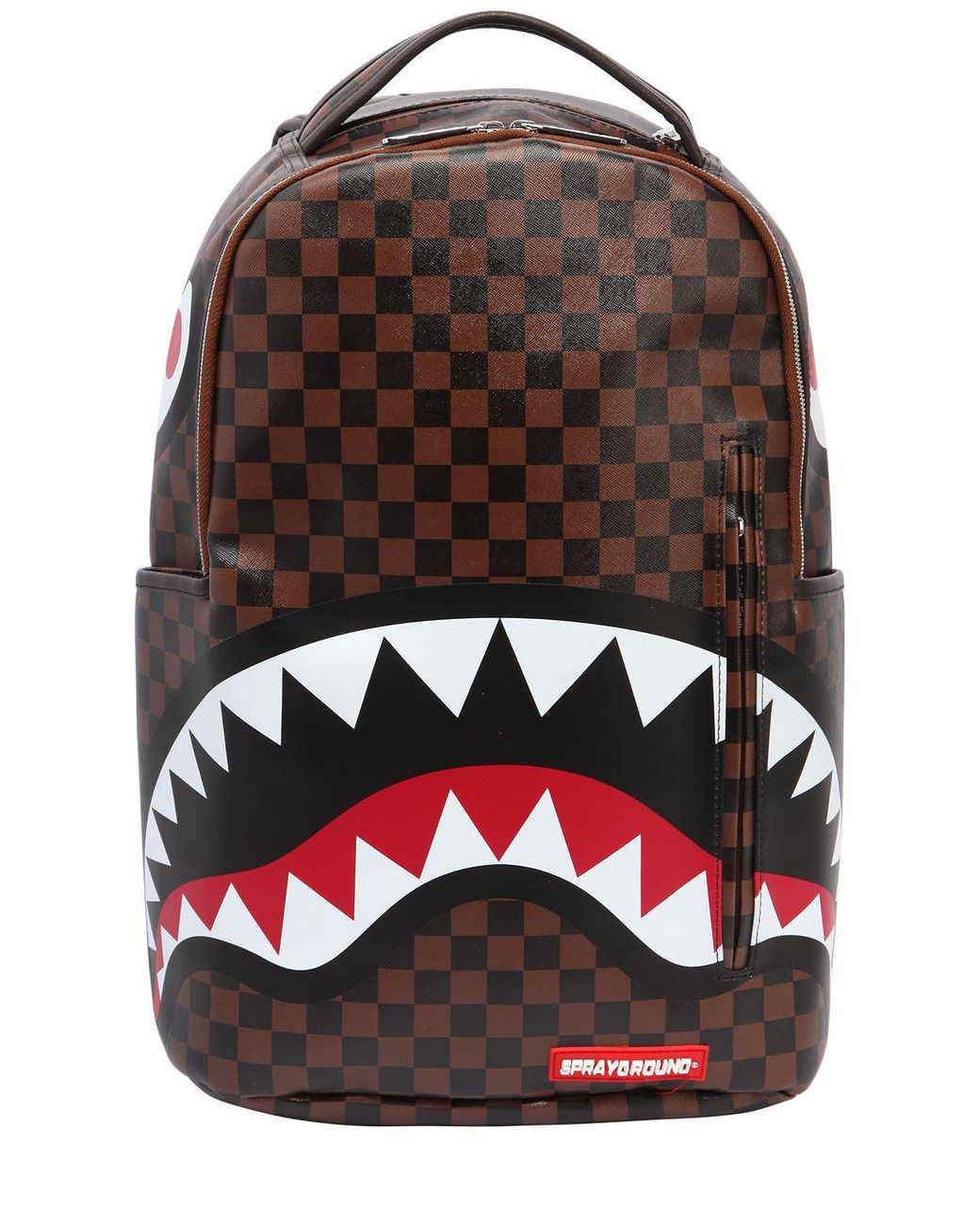 Sprayground Shark In Paris Faux Leather Backpack for Men