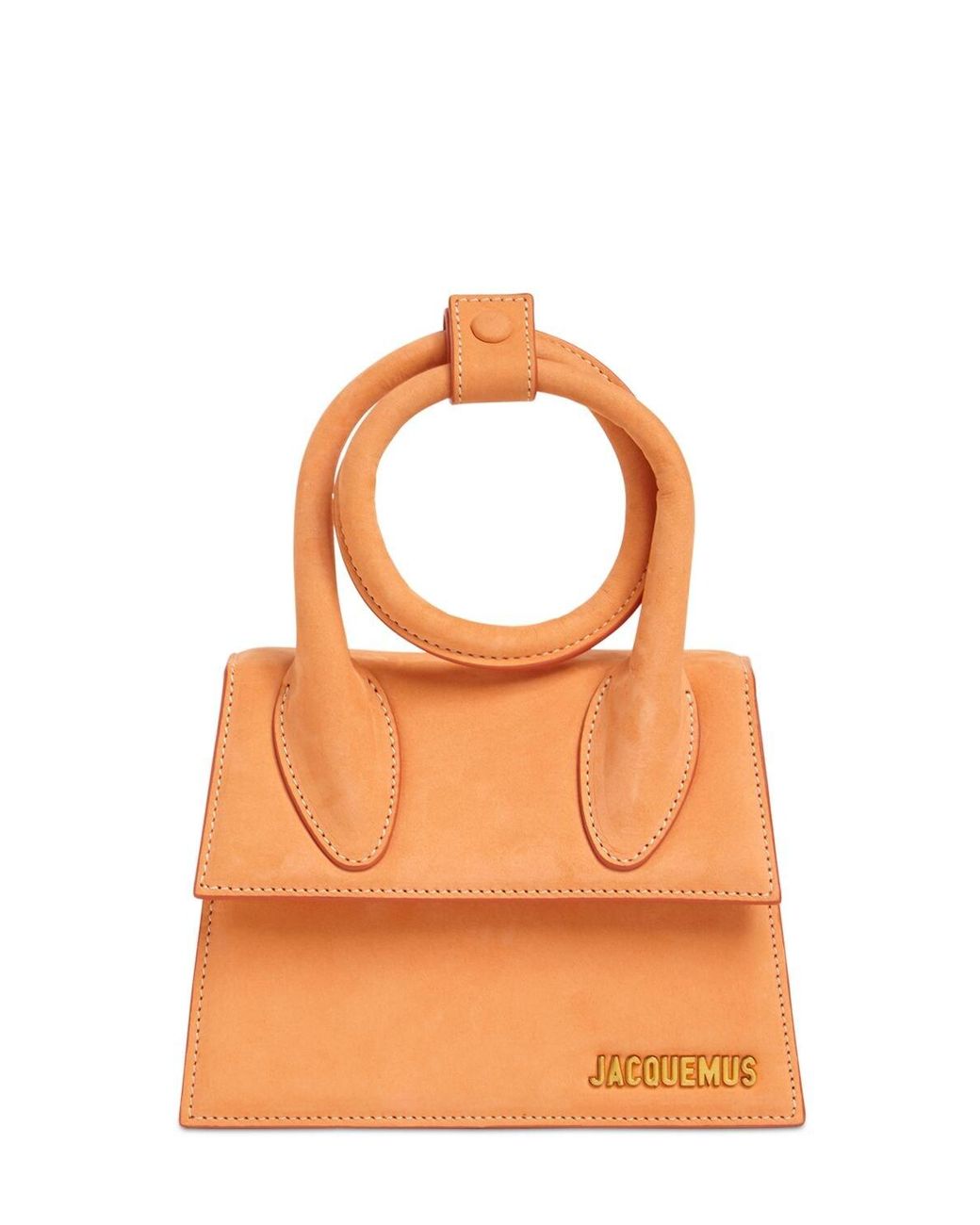 Jacquemus Le Chiquito Noeud Leather Bag in Orange Lyst Canada