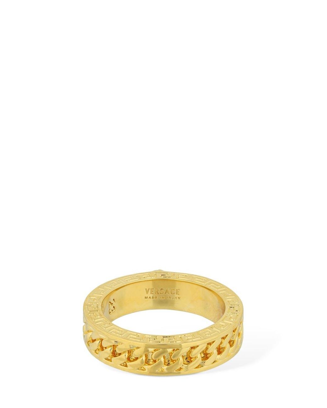 versace chain ring