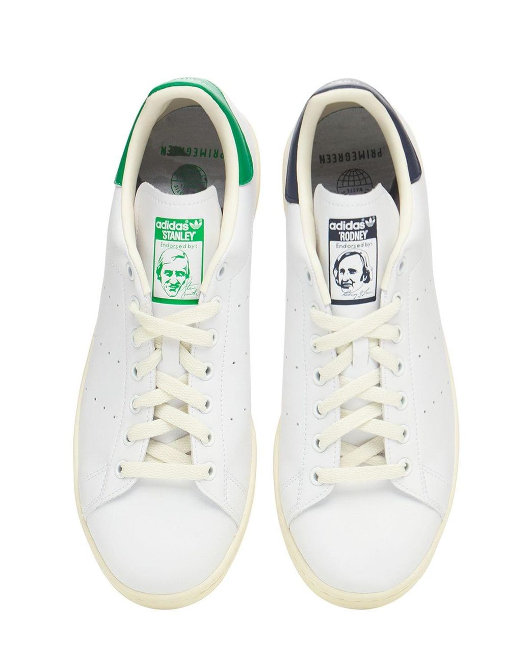 adidas Originals Stan Smith Mismatched Sneakers in White for Men | Lyst