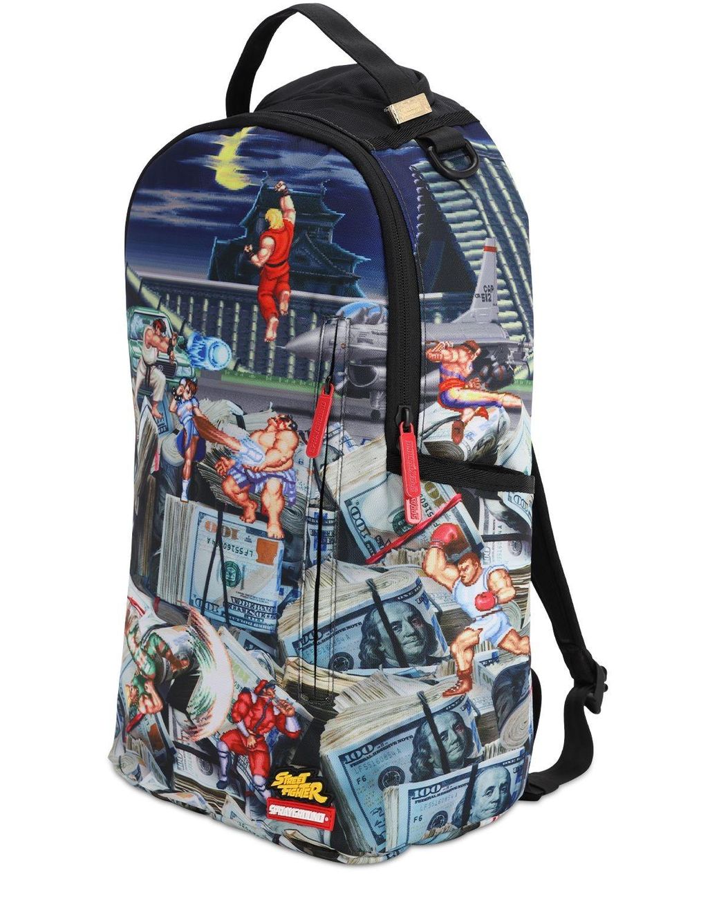 Sprayground Street Fighter Backpack in Blue for Men | Lyst