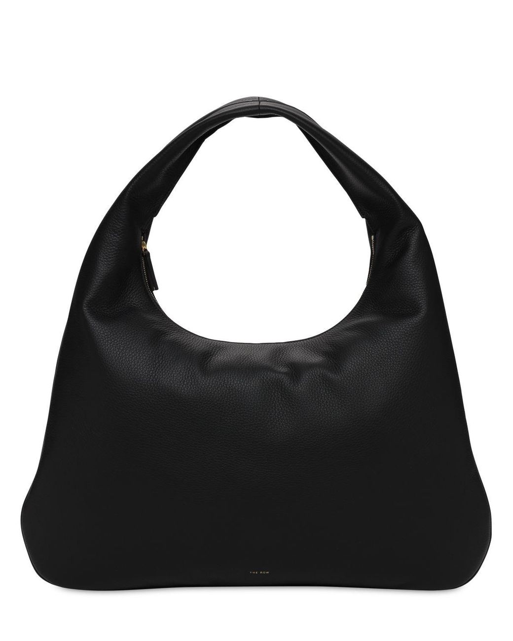 The Row Everyday Smooth Leather Shoulder Bag in Black - Lyst