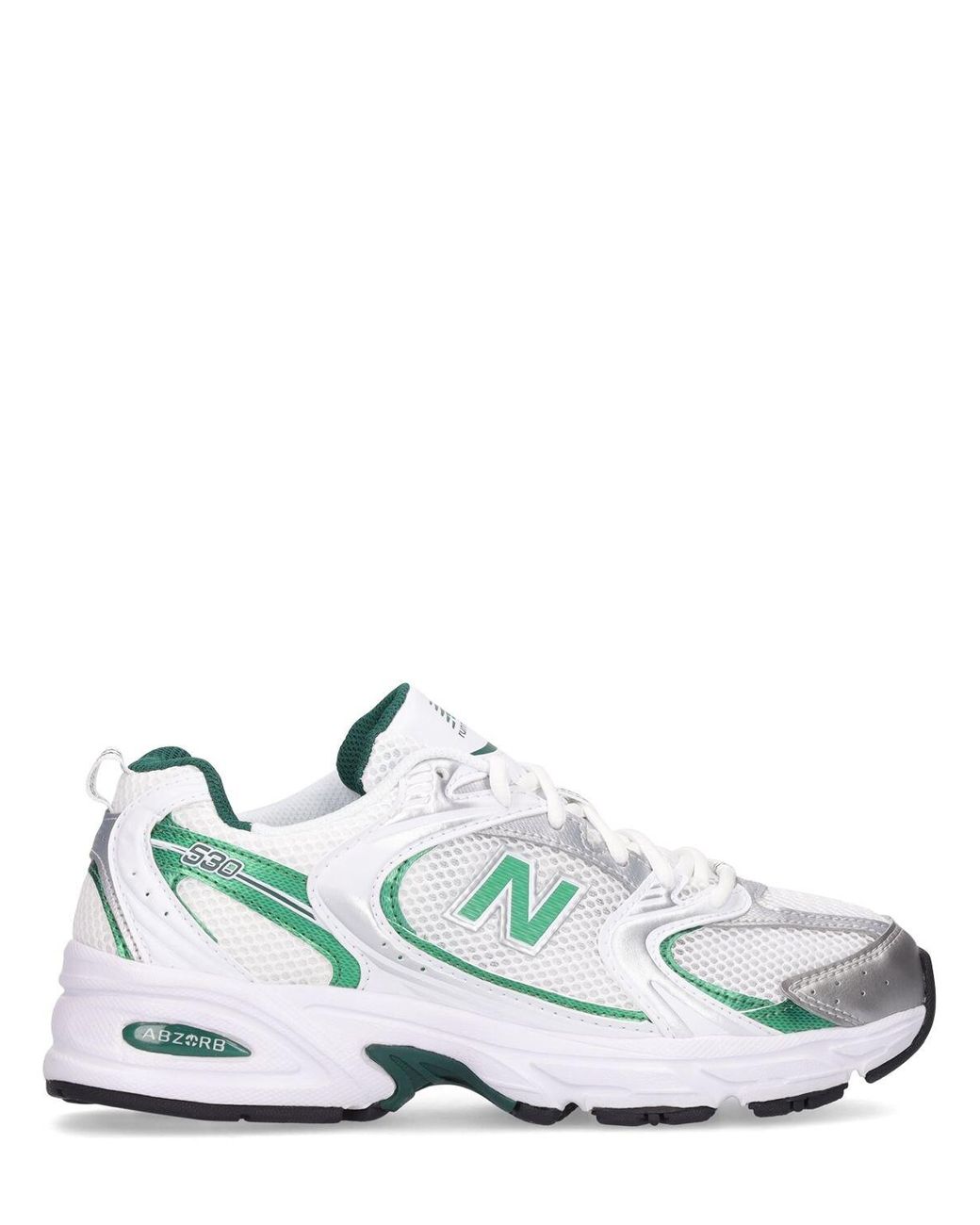 New Balance 530 Sneakers in White/Green (White) | Lyst Canada
