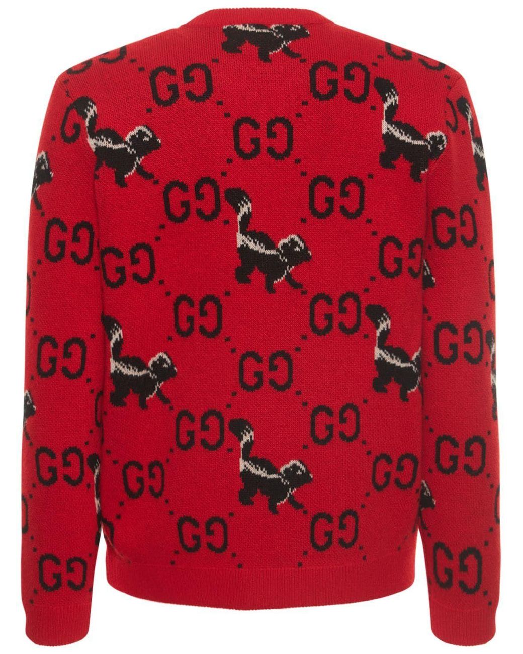 Red and black deals gucci sweater