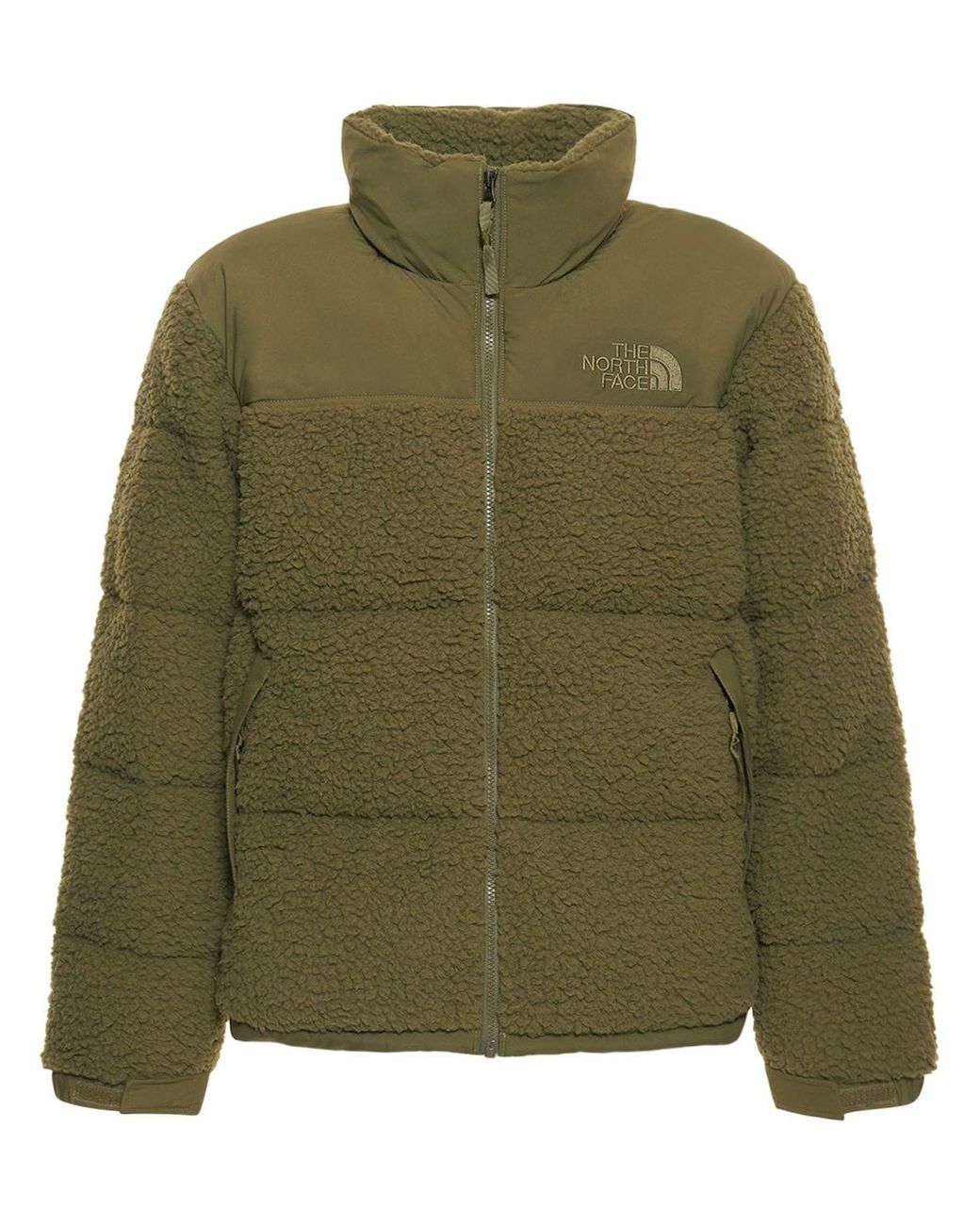The North Face Sherpa Nuptse Down Jacket in Green for Men | Lyst