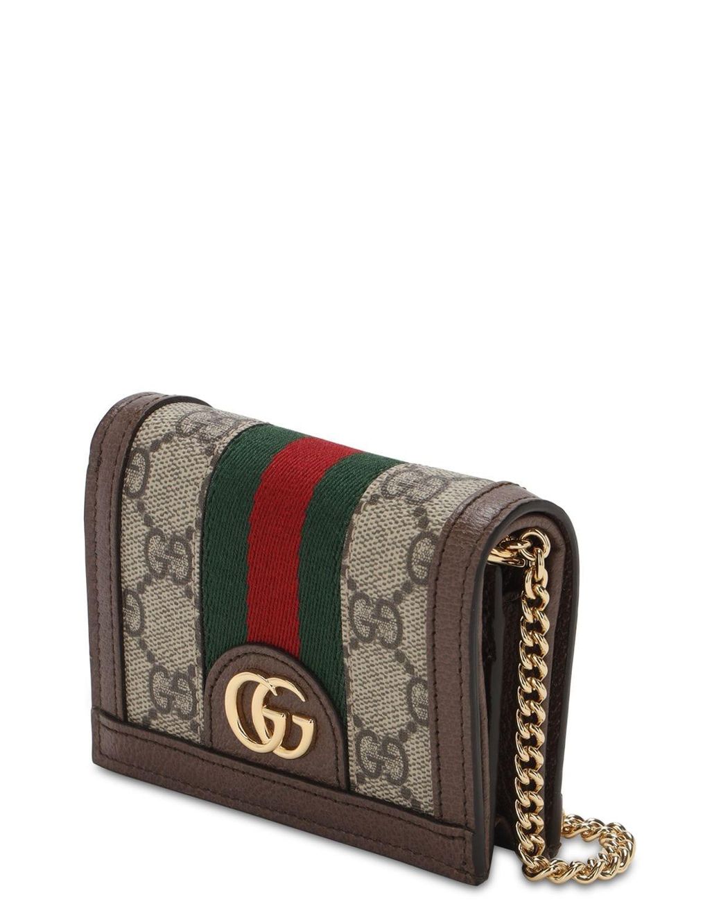 Ophidia gg supreme canvas flap wallet store on chain