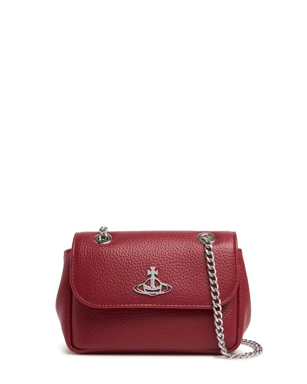 Vivienne Westwood Small Bag W/ Chain in Red | Lyst