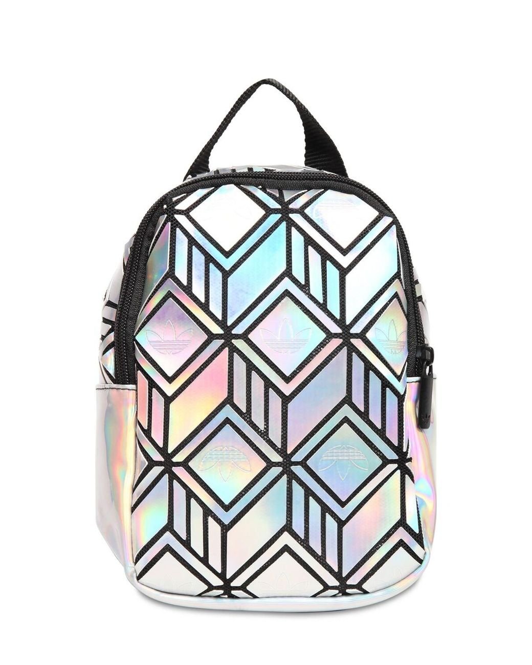 mini iridescent backpack adidas