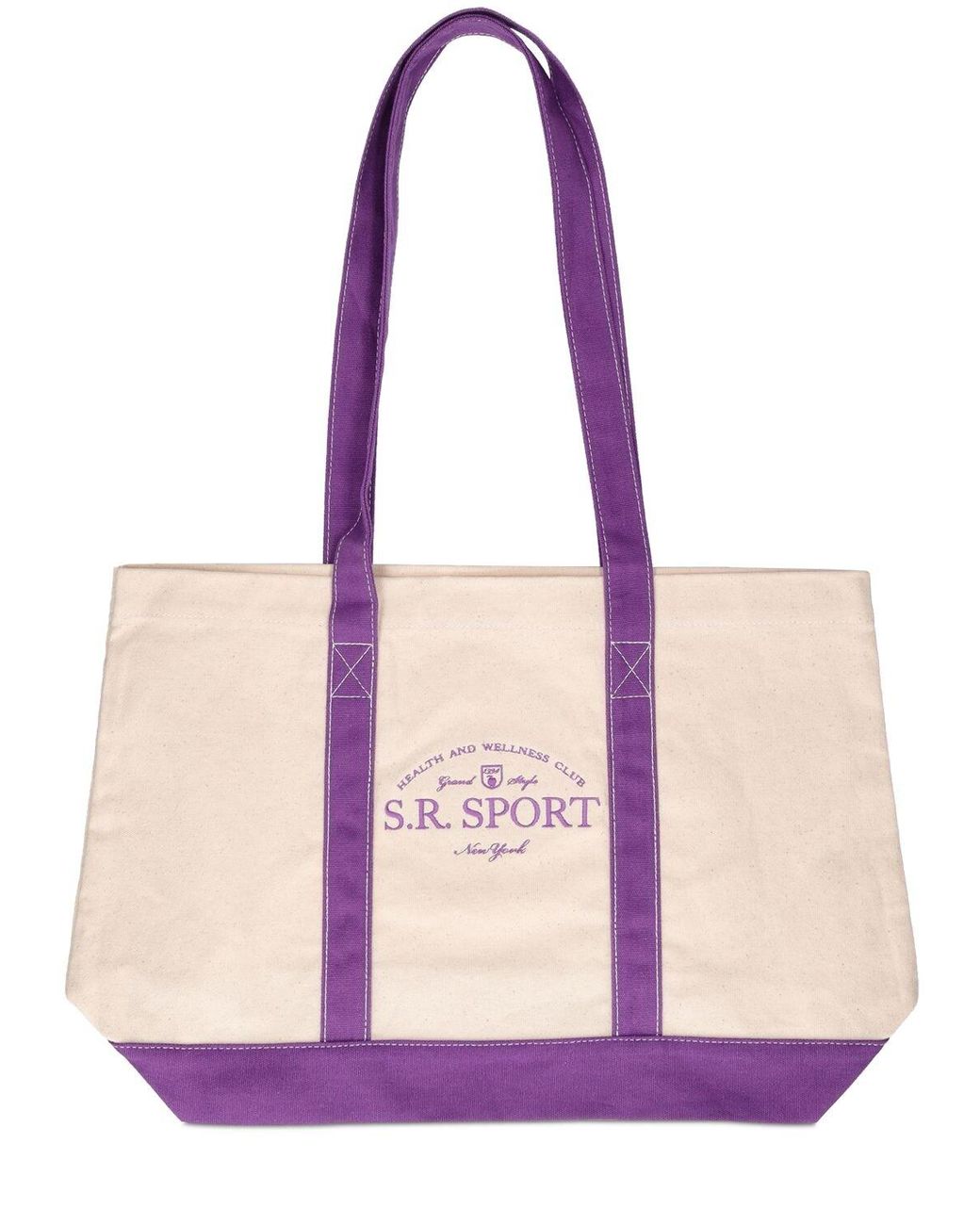 Sporty & Rich Wimbledon Cotton Tote Bag Lyst